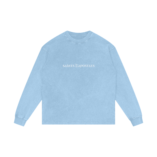 Acid Wash Oversize Long Sleeve T-Shirt